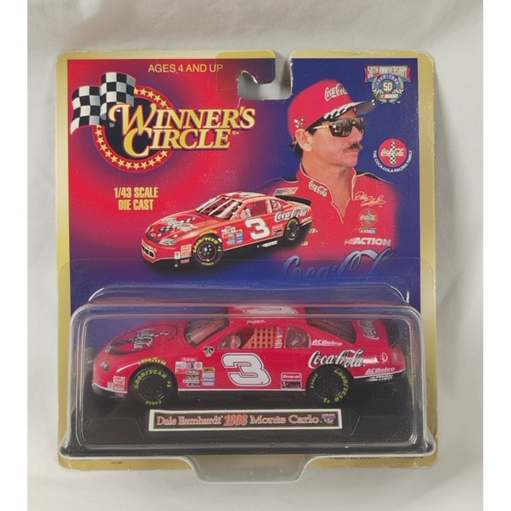 Winners Circle NASCAR 50th Ann. Dale Earnhardt #3 1/43 Die Cast Monte Carlo Coke